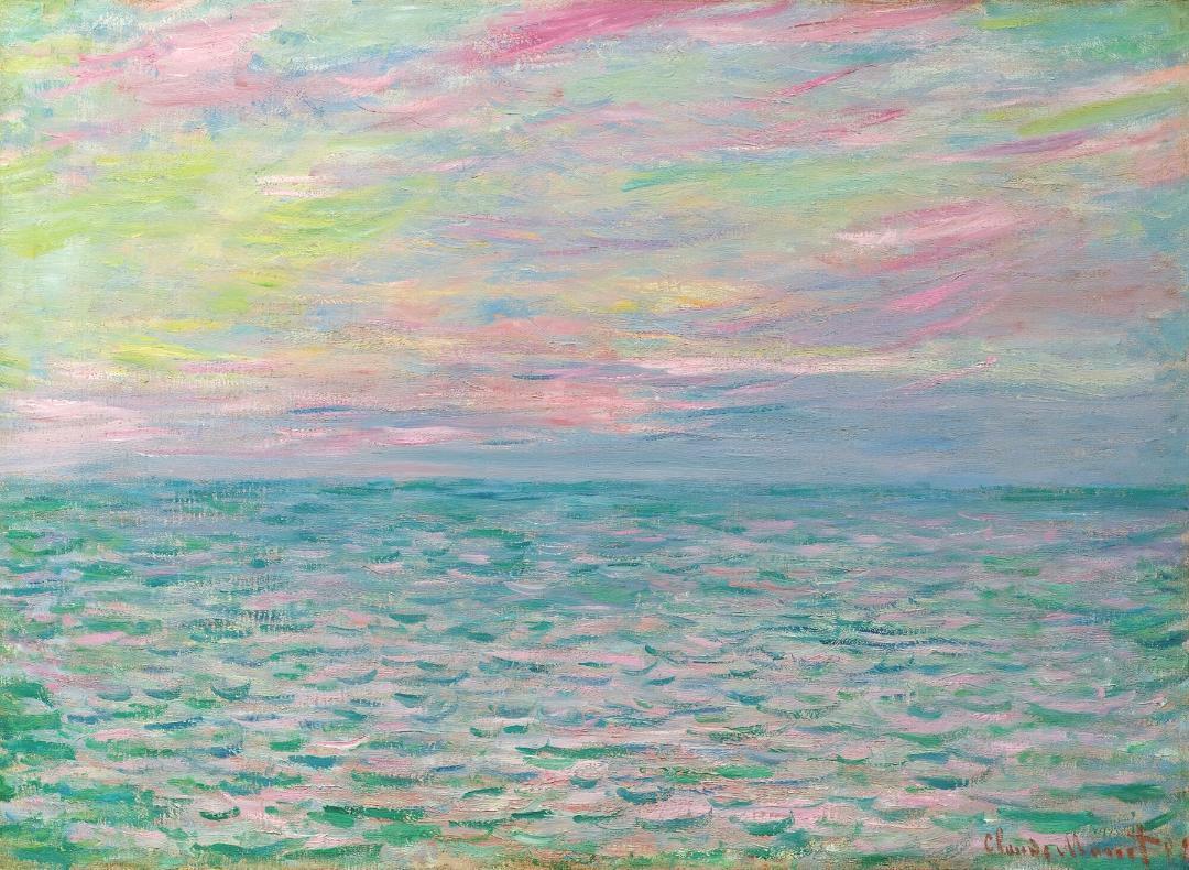 Neuer, hochwertiger Druck von Monets Sonnenuntergang in Pourville. Großes A3-Format, rahmenlos. Sonderpreis 1800 Yen (inkl. Versand). Jetzt kaufen., Kunstwerk, Malerei, Andere