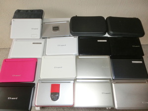 CASIOカシオ 電子辞書 EX-word 17個 XD-D8500 XD-A7300 XD-SK6820 XD-GF6500 XD-6500 XD-B6600 XD-A6600 XD-A4850 XD-SW4800 XD-Y4700 他