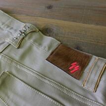 W31　SKULL FLIGHT/スカルフライト　SS PANTS　Type２　ストレッチブーツカット（ベージュ）_画像7