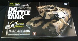 【未使用品】マルイ 1:24 RC バトルタンク　M1A2　エイブラムス≪砂漠迷彩仕様≫　BAND1/AM26.995MHz