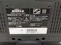 液晶テレビWORLD① 動作可能 テレビ KS19-11B 19インチ 2011年製 パナソニック 三菱 日立 東芝 miniB-CASカード＋電源コード_画像4