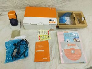 FG826 au WIN W32Sセット Sony Ericsson フレームオレンジ 外箱、内箱、説明書、付属品有り 4941787025120