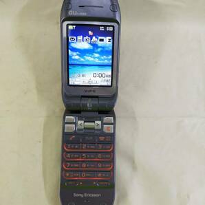 FG826 au WIN W21S Sony Ericsson エナジーレッド 初期化済 外箱、内箱、説明書、付属品有りの画像4