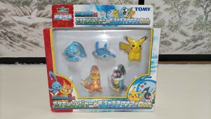 【2006年☆TOMY☆モンスターコレクションAG】ポケモンレンジャーと蒼海の王子マナフィセット★タマンタ・ピカチュウ・ブイゼル・ペラップ他