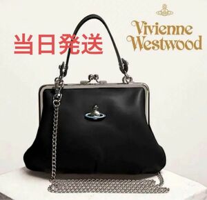 Vivienne Westwood レザー がま口 2wayバッグ ミニ