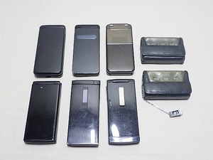 ★Au ガラケー 6台 docomo ポケベル 2台 まとめ★ G109 KYOCERA CASIO MARVERA GRATINA KYF42 K011 E10K