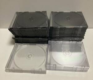 CD、DVD用 プラスチック空ケース5ミリサイズ50枚。空ケースです。