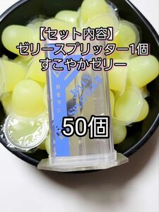 【送料無料】ゼリースプリッター1個 国産 すこやかゼリー16g 50個 KBファーム 昆虫ゼリー カブトムシ クワガタ ハムスター等 小動物