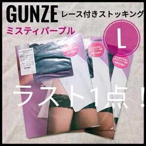 グンゼ GUNZE ガーターフリー ストッキング トゥシェ Tuche L