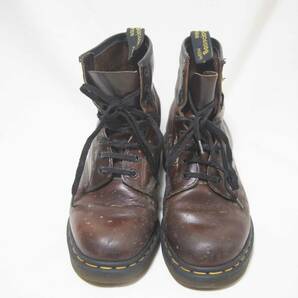 ☆Dr.Martens ドクターマーチン/8ホールブーツ/80's/Made in ENGLAND/8インチ/ワインレッド(ブラウン)☆の画像1