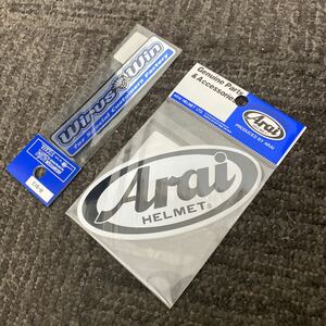 アライステッカー　Arai ステッカー 当時物　おまけ付き2枚セット　アライヘルメット