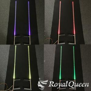 汎用 旗棒 コーナーポール 水泡 アクリル&ステンレス LED★ 25Φ 全長1100mm 25LED1 ★RGBコントローラー付 フラッグポール【RQCP21】の画像6