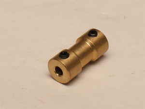  motor coupler 2.3mm-4mm copper made 