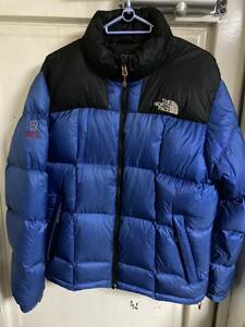 THE NORTH FACE サミットシリーズ ローツェ 800FP ダウンジャケット 青　サイズM ユーズド！