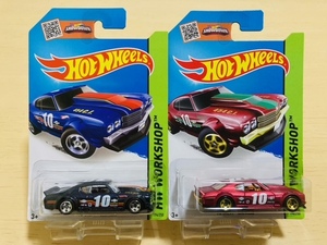 HOTWHEELS '70 Chevrolet CHEVY CHEVELLE RACE CUSTOM シボレー シェビー シェベル 2台 2色 RACE CUSTOM レース カスタム ホットウィール