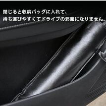 新品・未使用 車用サンシェード 折り畳み式 Lサイズ 日除け UVカット 傘型 A_画像5