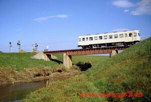 東武鉄道熊谷線キハ2001 昭和57年 大幡－妻沼[1] KG判