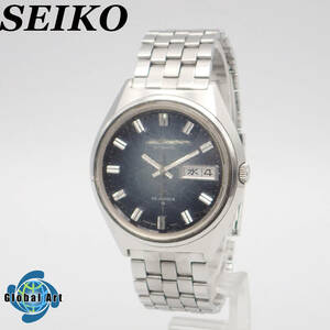 え03016/SEIKO セイコー/LM ロードマチック/自動巻/メンズ腕時計/23石/文字盤 ネイビー系/5606-7260