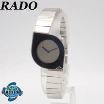 え02274/RADO ラドー/ダイヤスター/セリックス/クオーツ/レディース腕時計/文字盤 シルバー/ジャンク_画像1