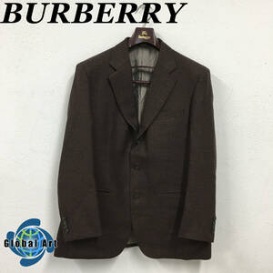 ★E02475/BURBERRY バーバリー/スーツ/テーラードジャケット/メンズ/羊毛/ブラウン系