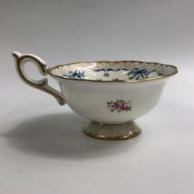 ★E03164【未使用保管品】WEDGWOOD ウェッジウッド/金彩/カップ&ソーサー/RIBBON AND ROSES リボン&ローズ/1客_画像5