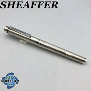 ★E03233/SHEAFFER シェーファー/万年筆/タルガ/STERLING SILVER スターリング 925/ペン先 14K 585/シルバー