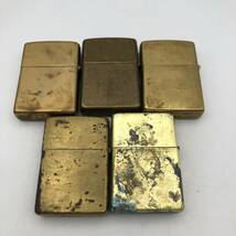 ★E01530/ZIPPO ジッポー/オイルライター/AMERICAN CLASSIC/SOLID BRASS/STATE OF HAWAII 等/1993/1994/1995年製 他/まとめて/計5点セット_画像3