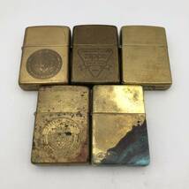 ★E01530/ZIPPO ジッポー/オイルライター/AMERICAN CLASSIC/SOLID BRASS/STATE OF HAWAII 等/1993/1994/1995年製 他/まとめて/計5点セット_画像2