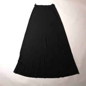 レオナール LEONARD ロングスカート ブラック 上質 カンカン素材 24-0325bu08