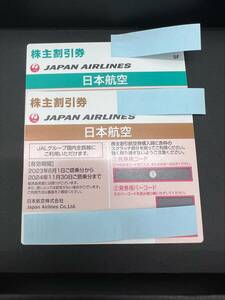 #4217A 【未使用】 JAL 株主優待券 2024.11.30まで １枚 2025.5.31まで 1枚 番号通知のみ可