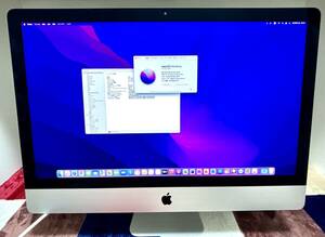 美品 Zoom iMac (Retina 5K, 27インチ) カスタマイズ 最新Monterey/第9世代i9 5.0GHz/メモリ128GB/SSD1TB/Logic Pro/FinalCut Pro/MSoffice