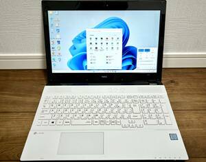 美品 NEC NS350GAW 爆速第7世代 i3-7100U 2.4GHz/最新Windows11/メモリ8GB/FHD1920x1080/爆速新品SSD256GB/ブルレイ/MS Office&筆ぐるめ