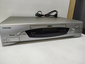 管理1045 TOSHIBA 東芝 G-CODE ステレオ ビデオ カセットレコーダー VHS A-GL90 動作確認済み ジャンク