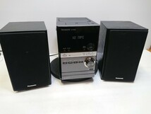 管理1322 Panasonic パナソニック CD ステレオ システム コンポ SA-PM48 スピーカーペア リモコン欠品 動作確認済み ジャンク_画像5