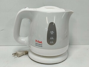 管理1131 T-fal ティファール 電気ケトル 0.8L アプレシア ウルトラクリーン ネオ 抗菌 パールホワイト KO3901JP 動作確認済み 