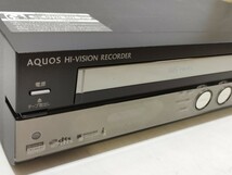 管理1044 SHARP シャープ DV-ACV52 HDD DVD ビデオ一体型レコーダー 通電のみ リモコン欠品_画像5