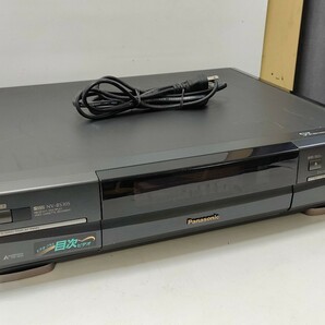 管理1035 Panasonic パナソニック ビデオデッキ VHS デッキ NV-BS30S 通電確認済み ジャンクの画像1