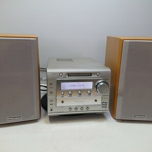 管理1140 Pioneer パイオニア CD/MD ミニコンポ XR-RS77 スピーカーペア S-RS77-LR エッジ劣化 リモコン欠品 動作確認済み ジャンクの画像7