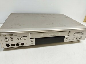 管理0941 MITSUBISHI 三菱 S-VHS ビデオデッキ ビデオカセットレコーダー HV-BS300 通電のみ ジャンク