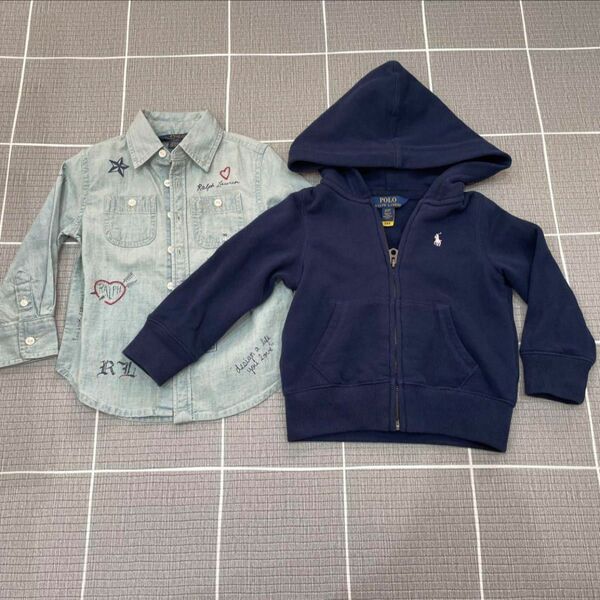 POLO Ralph Lauren パーカー&シャツ(2T)