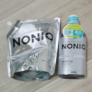 NONIO （ノニオ） プラスホワイトニング デンタルリンス フレッシュホワイトミント つめかえ用 950ml　＋600ml