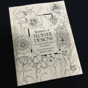 Flower designs フラワー　デザイン　洋書　花　植物　イラスト　英語
