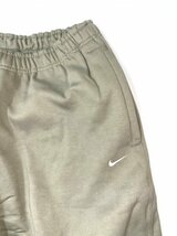 NIKE ナイキ LAB 肉厚 フリース プルオーバー フーディ & スウェット パンツ セット 上下 DA0316 DA0330 -320 カーキ L_画像5