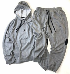 NIKE ナイキ Dri-FIT ジョーダン プルオーバー フーディ& テーパード パンツ セット 上下 DA9861 DA9859 -091 グレー 3XL