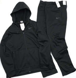 ▲新品▲NIKE ナイキ Therma-FIT トレーニング ジップ フーディ & 保温 裏起毛 フリース パンツ セット 上下 CU6232 932254 -010 黒 2XL