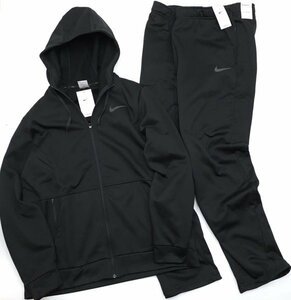 NIKE ナイキ Therma-FIT トレーニング ジップ フーディ & 保温 裏起毛 フリース パンツ セット 上下 CU6232 932254 -010 黒 XL