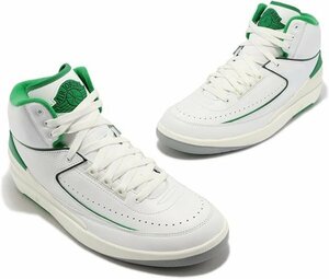 NIKE Air Jordan 2 Retro エアジョーダン レトロ 箱有 DR8884-103 白緑 27.0