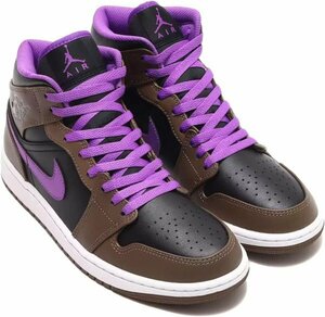 NIKE AIR JORDAN 1 MID エア ジョーダン ミッド DQ8426-215 茶紫 27.5