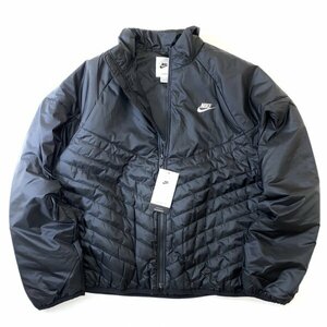 NIKE ナイキ 軽量 Therma-FIT ゆったり ウインドランナー 中綿 パファー ジャケット FB8196-010 黒 2XL