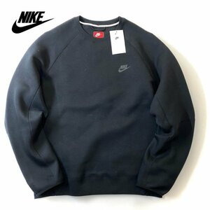 NIKE ナイキ テックフリース 定価14,520 クルー ロングスリーブ FB7917-010 黒 L